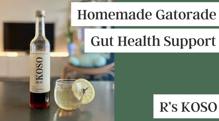 Hydration & Gut Health: Postbiotic Electrolyte Drink (AKA Homemade Gatorade)