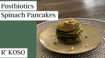 【RECIPE】Postbiotic Spinach Pancakes