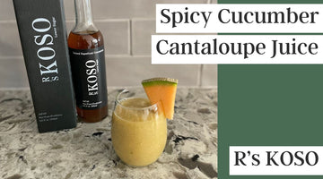 【Recipe】Postbiotics Spicy Cucumber Cantaloupe Juice