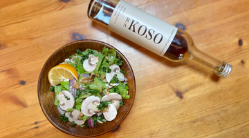 【RECIPE】Mushroom salad with postbiotics R's KOSO dressing