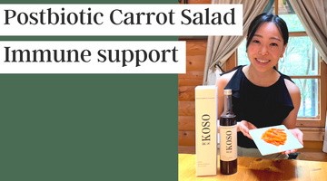 【Immune supporting recipe】Crunchy postbiotics Carrot Salad