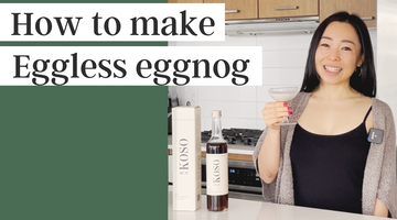 R's KOSO holiday drink recipe! Eggless eggnog