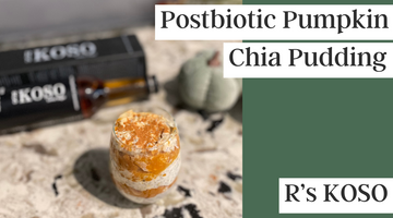 【RECIPE】Postbiotic pumpkin chia pudding