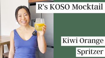 【MOCKTAIL RECIPE】Postbiotic Kiwi Orange Spritzer