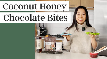 【Recipe】Coconut honey dark chocolate bites!