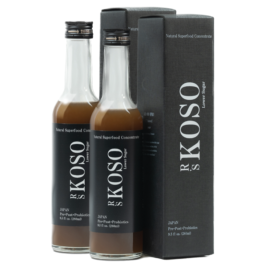 R's KOSO Lower Sugar - Japanese Postbiotic Drink (280ml / 9.5oz)×2 bottles